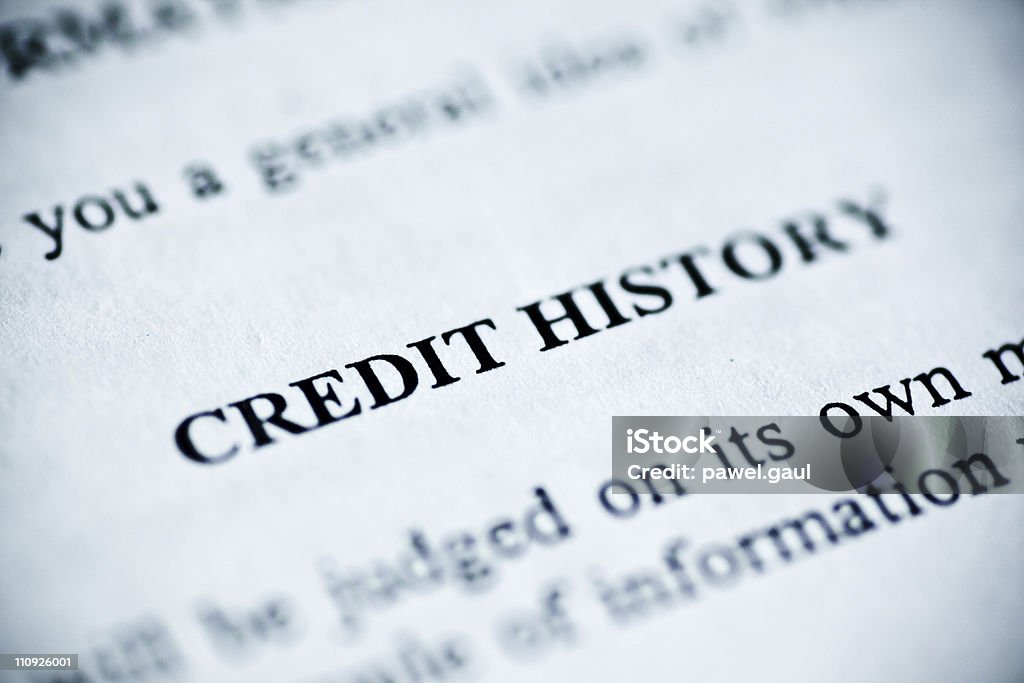 Histórico de crédito - Royalty-free Pontuação de crédito Foto de stock