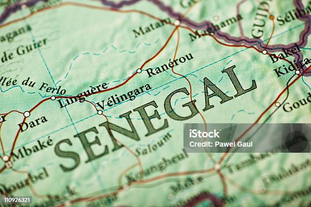 Foto de Senegal e mais fotos de stock de Ampliação - Ampliação, Cartografia, Desfocado - Foco