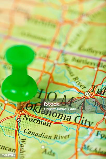 Oklahoma Ok - zdjęcia stockowe i więcej obrazów Mapa - Mapa, Powiększenie, Stan Oklahoma