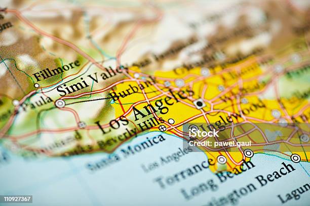 Los Angeles Ca - zdjęcia stockowe i więcej obrazów Los Angeles - Los Angeles, Mapa, Okręg Los Angeles