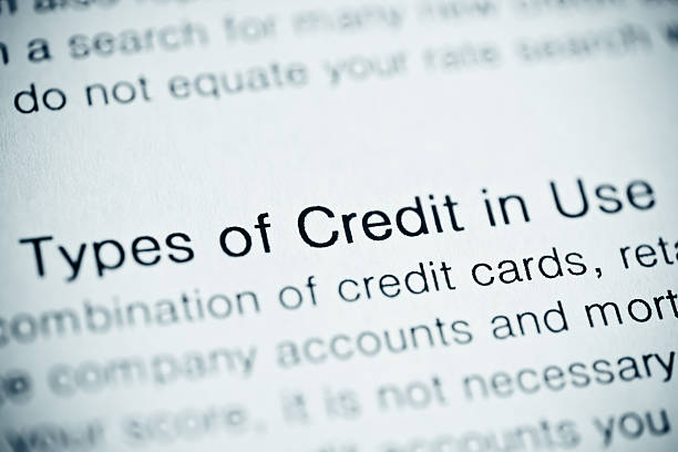 istock Types of credit in use 110927465