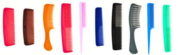 Set of colorful combs
