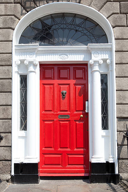 istock Red London door 110927582