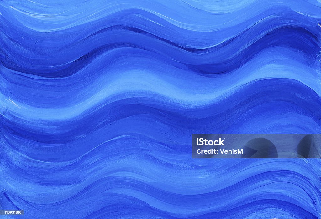 Dipinta sfondo blu - Illustrazione stock royalty-free di Arte