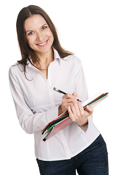istock Young businesswoman 110933676