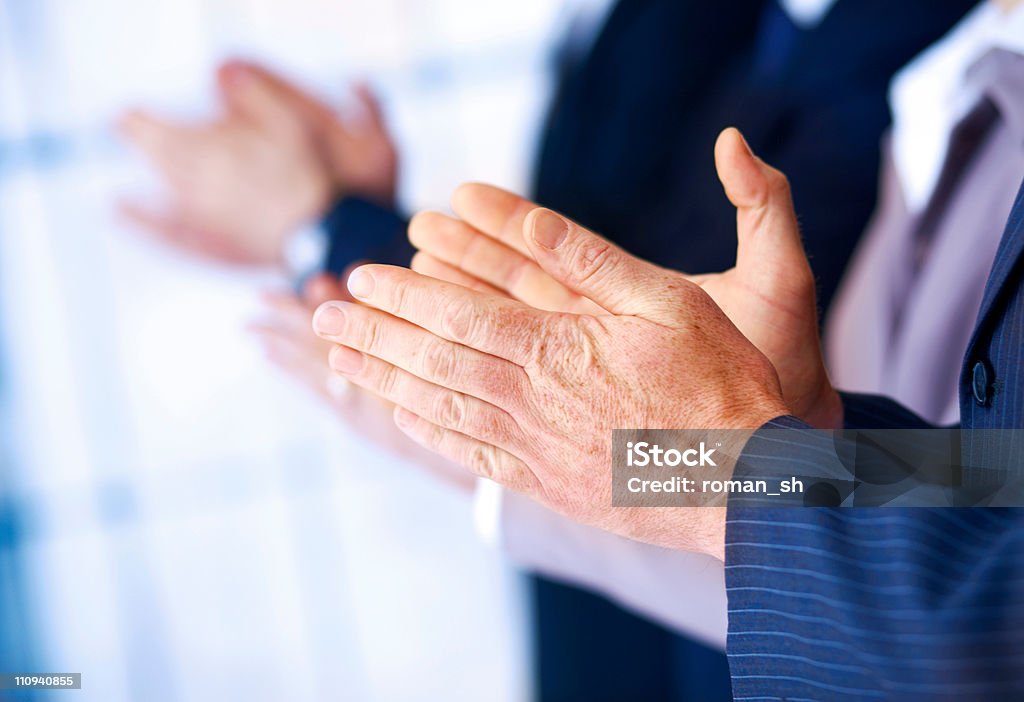 Business persone applaudire. - Foto stock royalty-free di Adulto