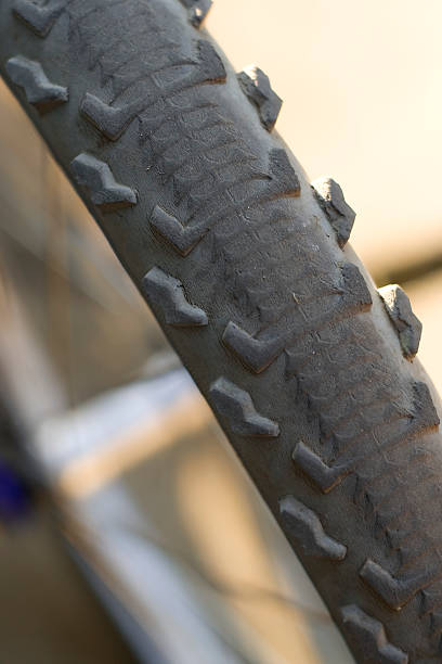 istock Mountain bike wheel and tire 110942342