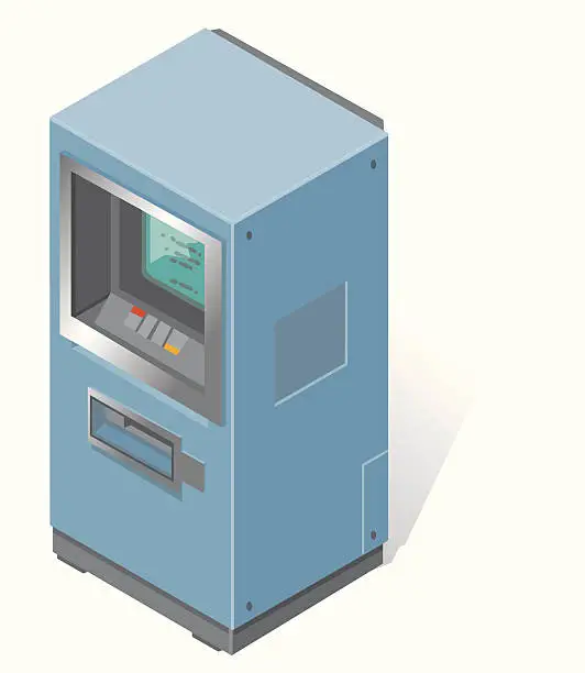 Vector illustration of ATM Machine