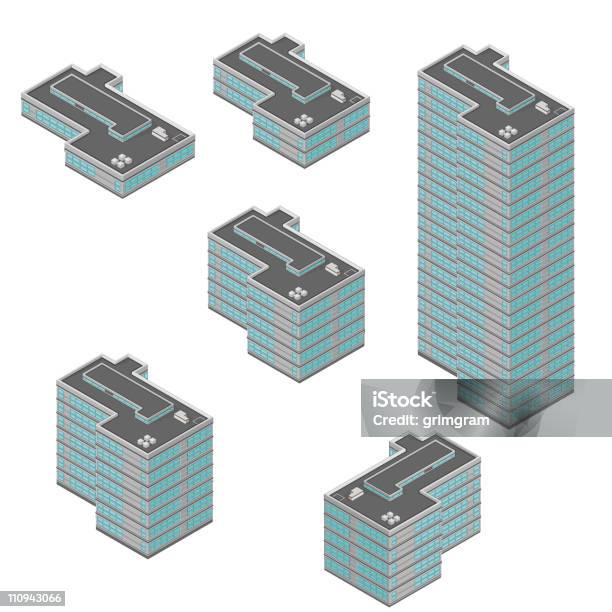 Bâtiments Générique Vecteurs libres de droits et plus d'images vectorielles de Appartement - Appartement, Bâtiment vu de l'extérieur, Ensemble d'icônes