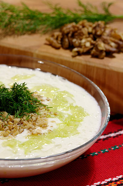 istock Tarator - traditional bulgarian cold sorrel soup 110943182