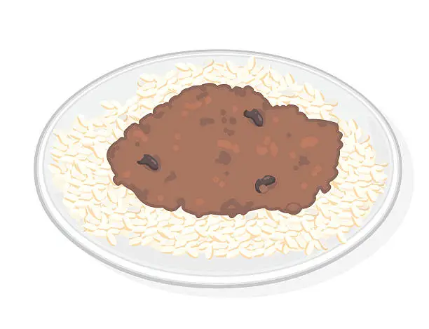 Vector illustration of Chili With Meat