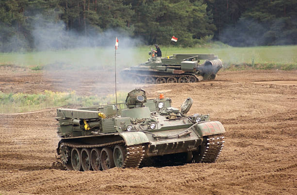 istock driving tanks on dirty ground 110944214