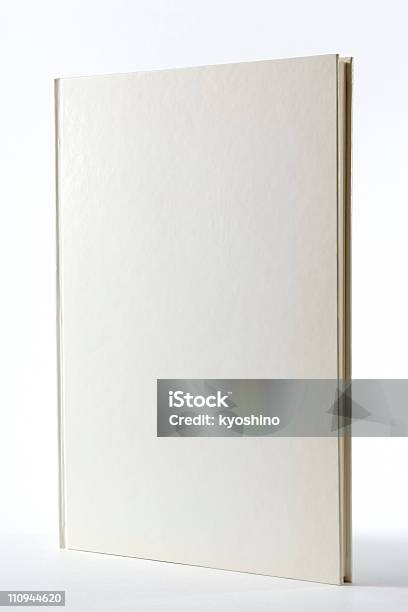 Isolado Branco Tiro De Livro Em Branco Sobre Fundo Branco - Fotografias de stock e mais imagens de Capa de Livro