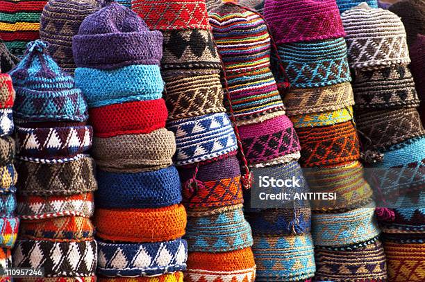 Colourful Fez Market Stall In The Marrakech Souk Stock Photo - Download Image Now - Africa, Agadir, Ancient