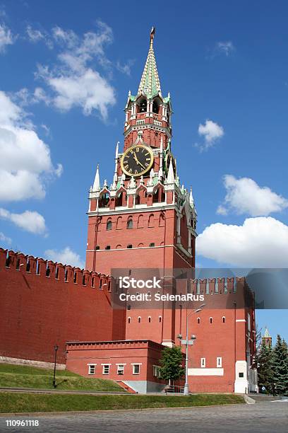 Torre Spasskaya Do Kremlin De Moscovo Rússia - Fotografias de stock e mais imagens de Antigo - Antigo, Ao Ar Livre, Arquitetura