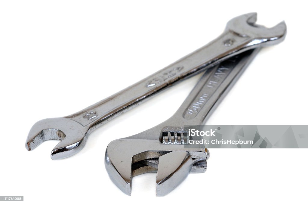 Wrenches - Lizenzfrei Freisteller – Neutraler Hintergrund Stock-Foto