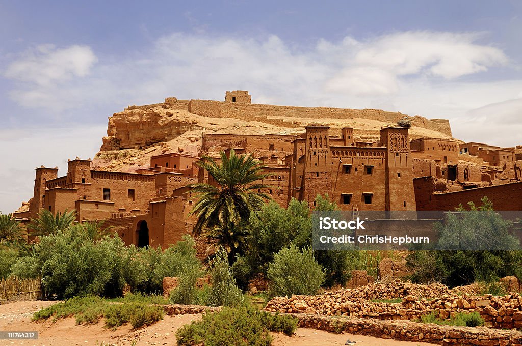 Ait Benhaddou Kasbah, Marrocos - Royalty-free Zagora Foto de stock