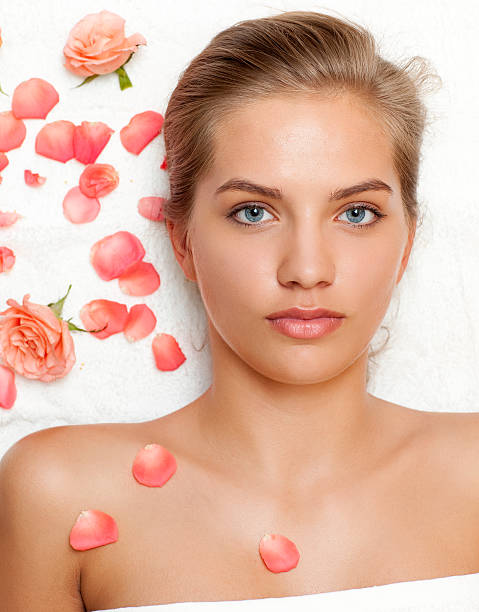 istock Beautiful young woman at spa 111764771