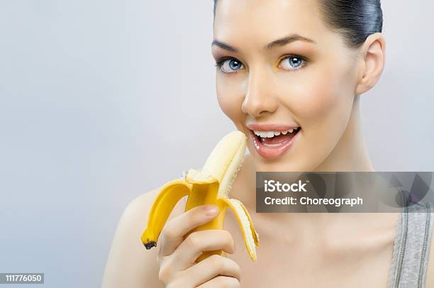 Eating Healthy Food Stock Photo - Download Image Now - Adult, Adults Only, Banana