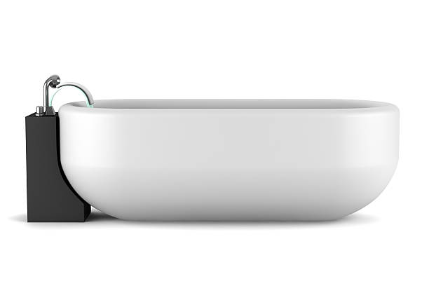istock modern bathtub isolated on white background with clipping path 111777526
