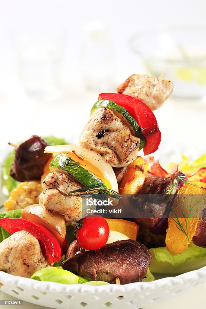 Shish Kebab - Foto stock royalty-free di Alla griglia