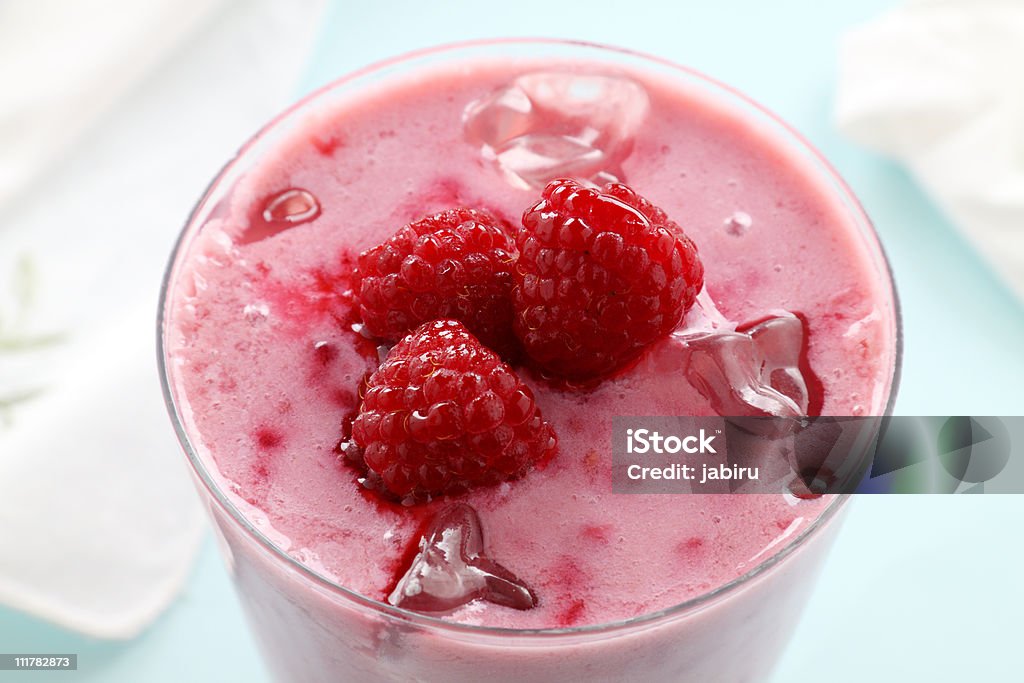Raspberry Smoothie  Color Image Stock Photo