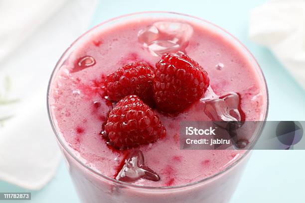 Raspberry Smoothie Stock Photo - Download Image Now - Color Image, Dairy Product, Drink
