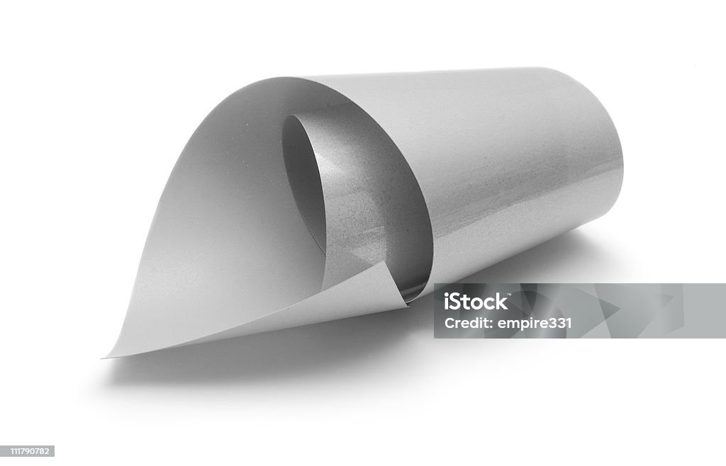 Reflétant papier aluminium - Photo de Couleur argentée libre de droits