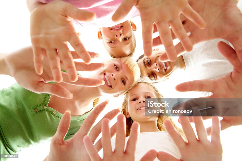 Showing hands  Adult Stock Photo