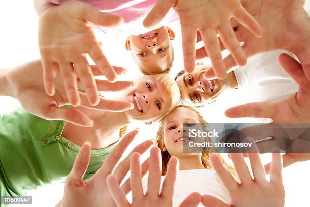 Showing Hands Stock Photo - Download Image Now - Adult, Boys, Cheerful