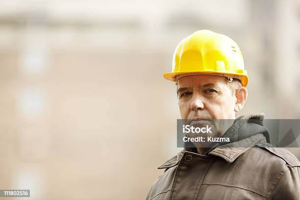 Wise Construction Stock Photo - Download Image Now - Candid, Construction Worker, Portrait