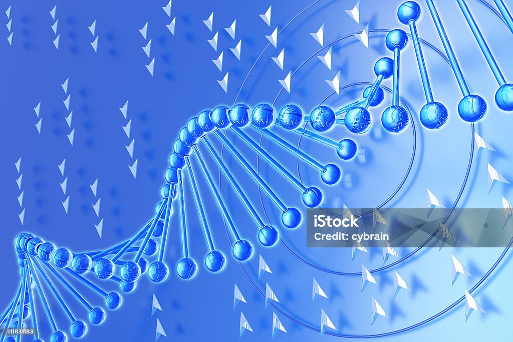 Molécule d'ADN en arrière-plan - Photo de Ribosome libre de droits