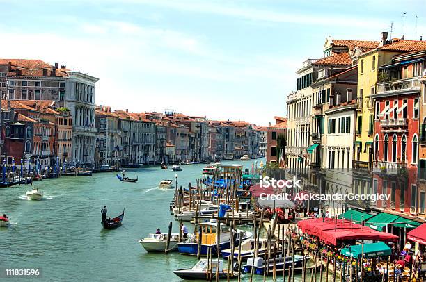 Gran Canal De Venecia Italia Foto de stock y más banco de imágenes de Agua - Agua, Aire libre, Arquitectura exterior