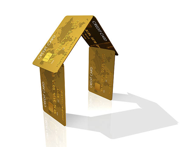 istock Credit card house 111834970