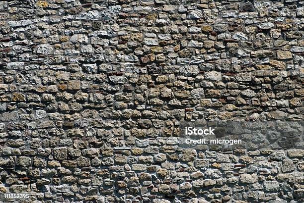 Stone Wall Texture Stockfoto und mehr Bilder von Antiquität - Antiquität, Baugewerbe, Baumaterial