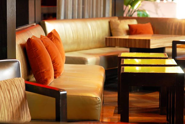 istock Hotel Night Club Restaurant Lounge Showcase Interior 111864324