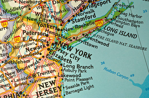 istock New York City on a Map 111867959