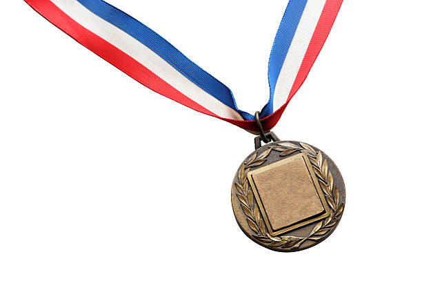 istock Gold Medal Isolated on White Background 111874442
