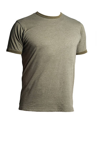 istock Men's Tee Shirt Isolated on White Background 111874444