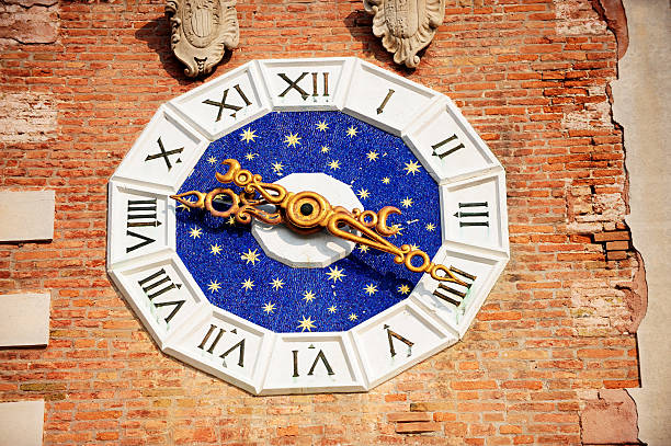 istock Antique Clock Venice Italy 111879489