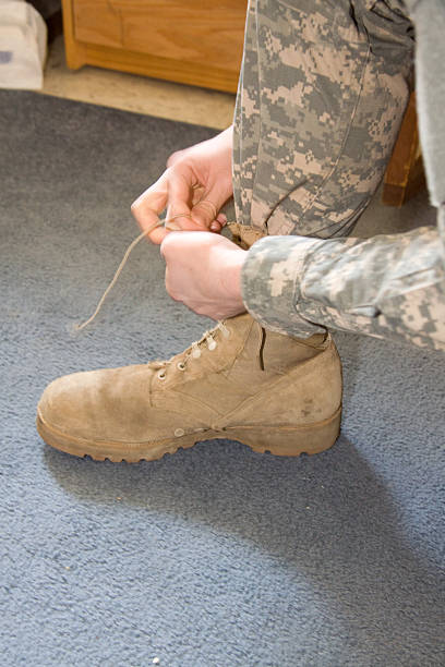 istock lacing military style boots 111880742