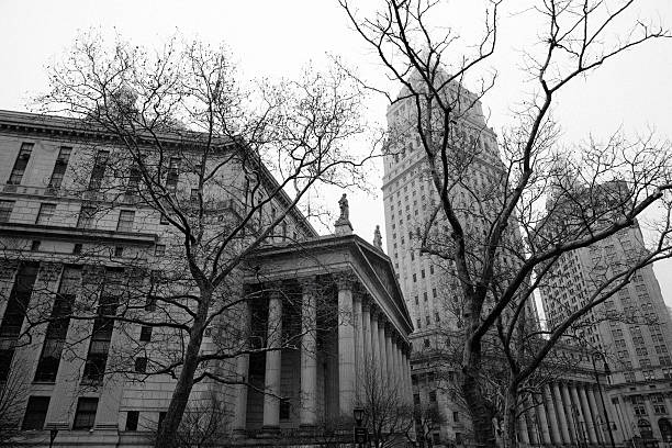 istock Lower Manhattan in the fog 111880985