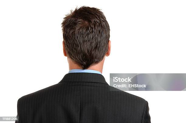 バックヘッドのビジネスマンホワイト - 男性のストックフォトや画像を多数ご用意 - 男性, 後ろ姿, 白背景