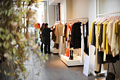 Women Boutique Dress Shopping in Paris France