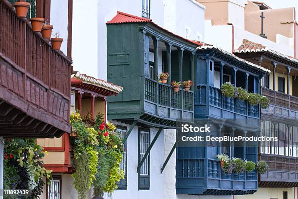 Santa Cruz De La Palma Spain Stock Photo - Download Image Now - Atlantic Islands, Balcony, Canary Islands