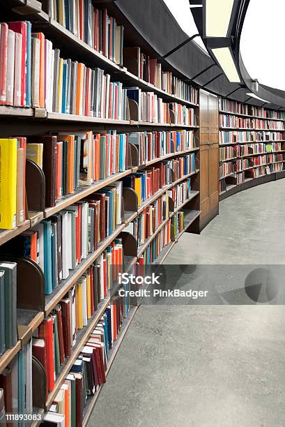 La Biblioteca Foto de stock y más banco de imágenes de Biblioteca - Biblioteca, Libro, Universidad