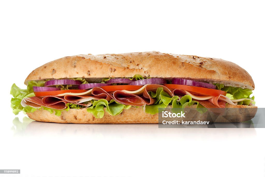 Panino lungo - Foto stock royalty-free di Baguette