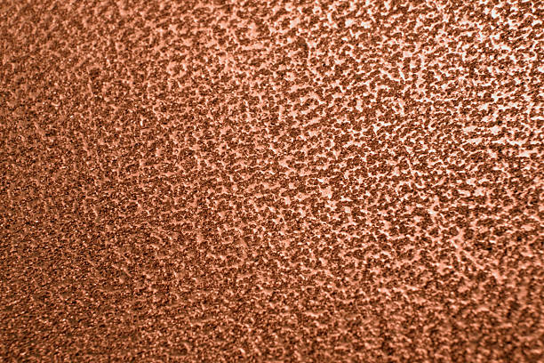 rough copper surface full frame detail of a "Mezzotinto"-prepared etching plate aquatint stock pictures, royalty-free photos & images