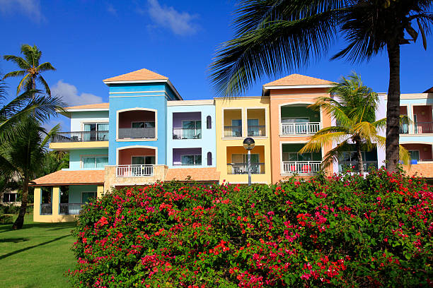 istock Tropical resort hotel building (XXXL) 111913600