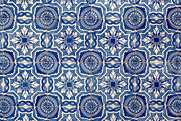 istock Traditional Portuguese glazed tiles 111914442